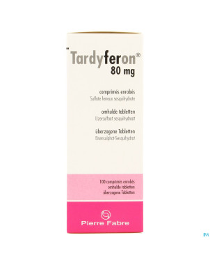 Tardyferon 80mg comp pell 100 x 80mg pip
