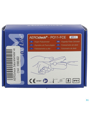 Aerocheck pulsoximetre adult   hp011-fce henrotech
