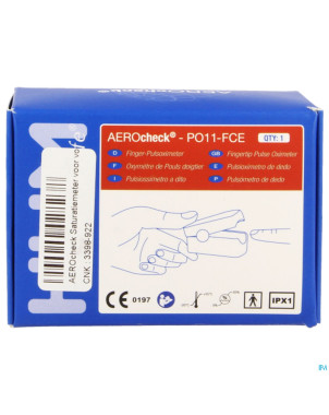 Aerocheck pulsoximetre adult   hp011-fce henrotech