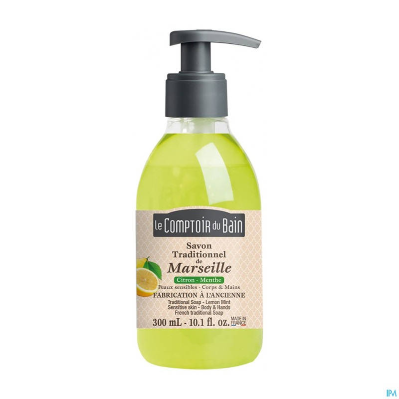 Lcb savon liq marseille citr-menthe    fl 300ml