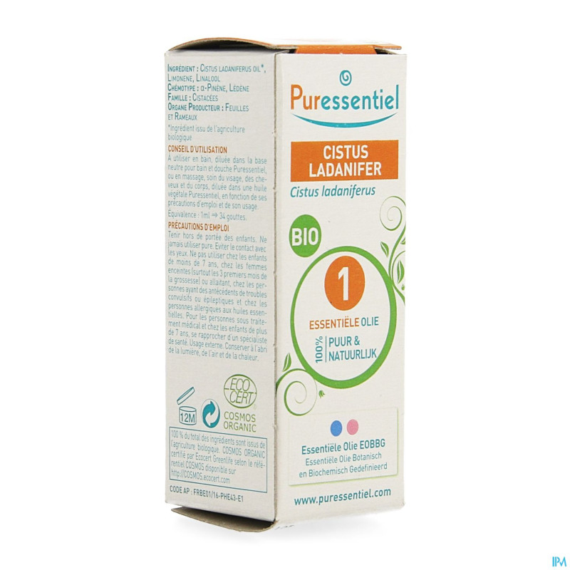 Puressentiel he ciste ladanif. bio exp.5ml
