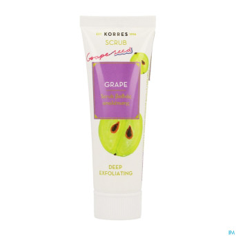 Korres kf gommage exfoliant profond raisins   18ml