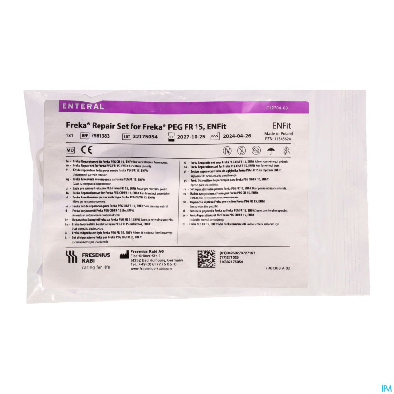 Freka peg repairset ch15 enfit 1