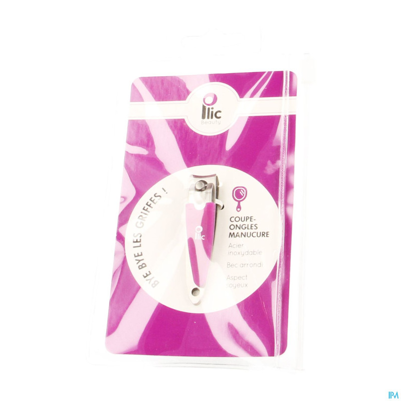 Plic coupe-ongles manucure violet