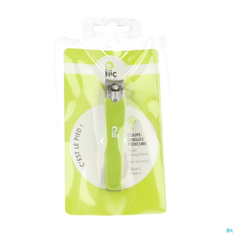Plic coupe-ongles pedicure vert lime