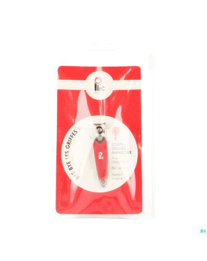 Plic coupe-ongles manucure rose