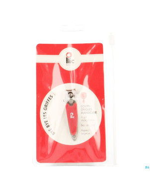 Plic coupe-ongles manucure rose