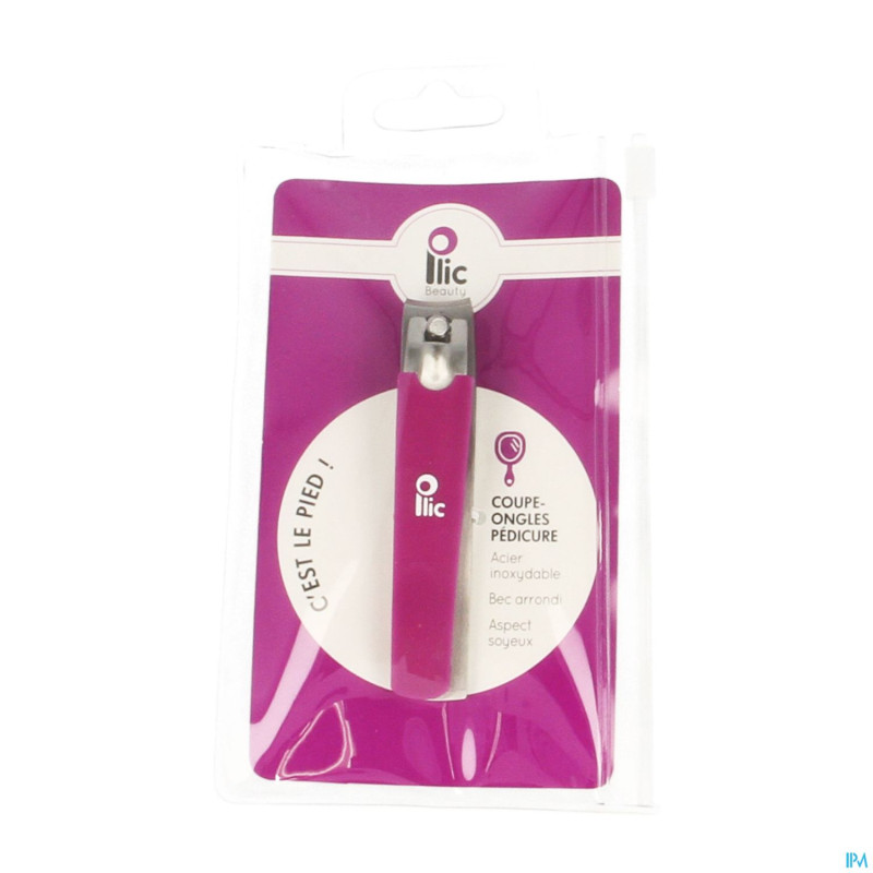 Plic coupe-ongles pedicure violet