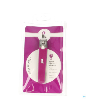 Plic coupe-ongles pedicure violet