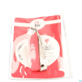 Plic coupe-ongles pedicure rose