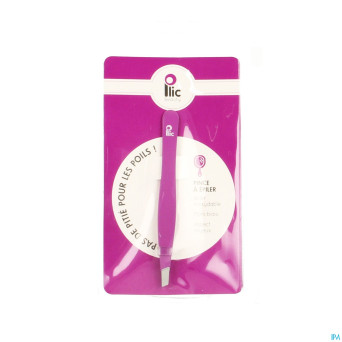 Plic pinces epiler mors biais violet