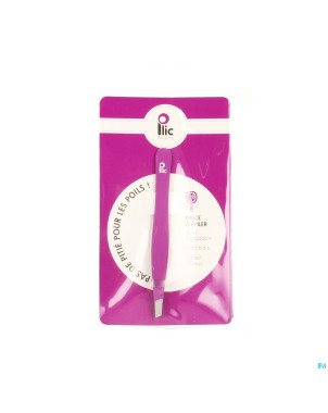 Plic pinces epiler mors biais violet