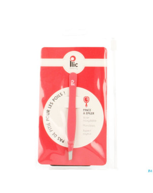 Plic pinces epiler mors biais rose