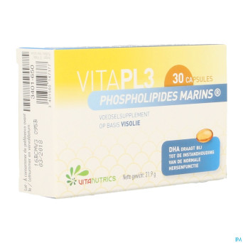 Vitapl3 phospholipides marins    caps 30