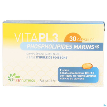 Vitapl3 phospholipides marins    caps 30