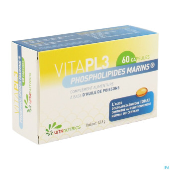 Vitapl3 phospholipides marins    caps 60