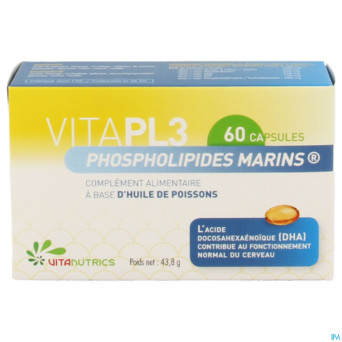 Vitapl3 phospholipides marins    caps 60