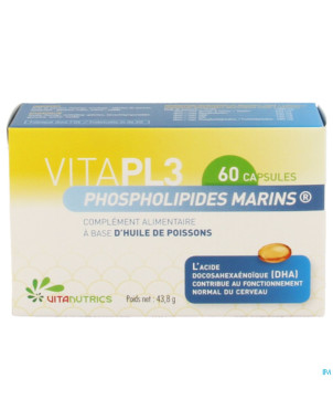 Vitapl3 phospholipides marins    caps 60