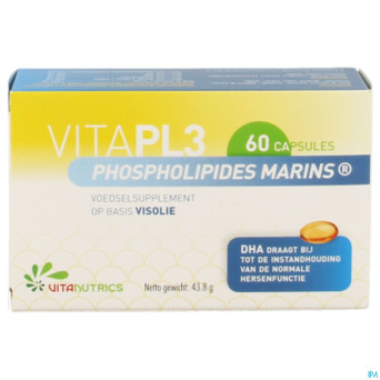 Vitapl3 phospholipides marins    caps 60