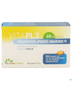 Vitapl3 phospholipides marins    caps 60