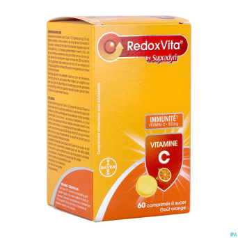 Redoxvita 500mg orange comp a sucer 60