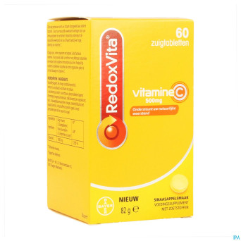 Redoxvita 500mg orange comp a sucer 60