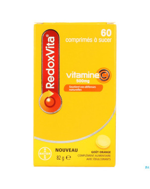 Redoxvita 500mg orange comp a sucer 60
