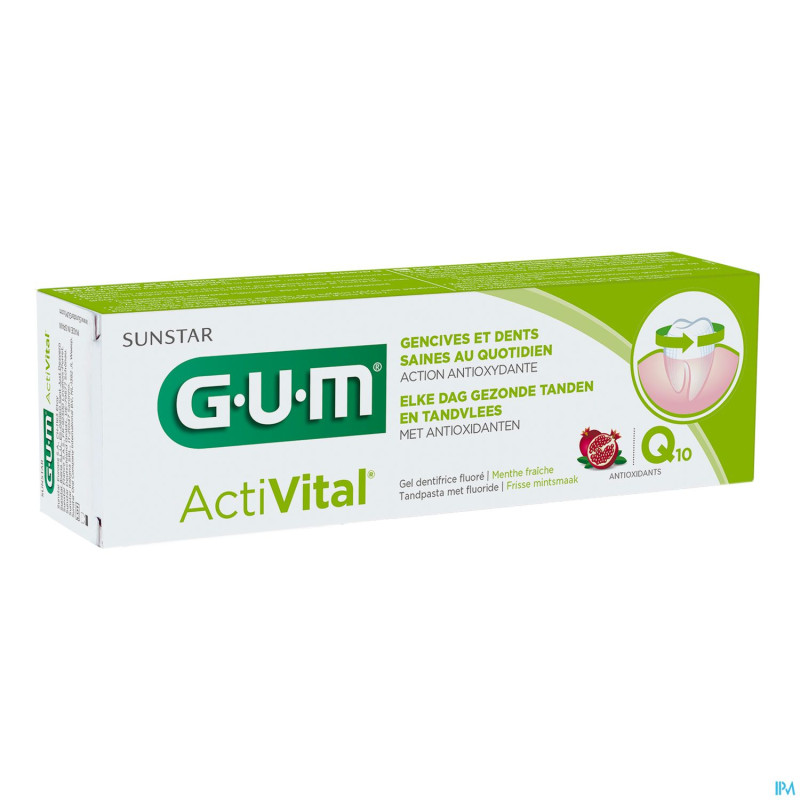 Gum dentifrice activital    75ml