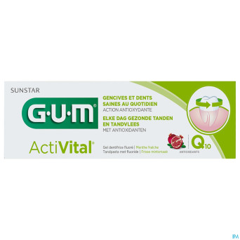 Gum dentifrice activital    75ml