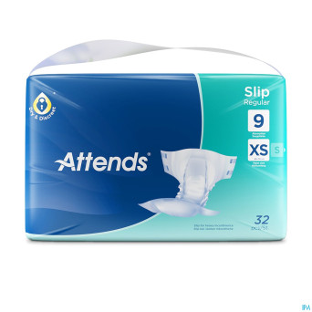 Attends slip regular 9 x small 1x32