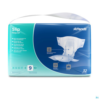 Attends slip regular 9 x small 1x32