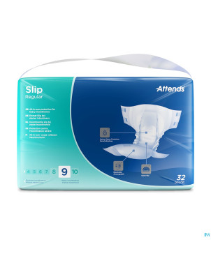 Attends slip regular 9 x small 1x32