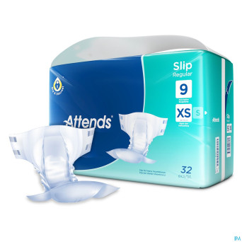 Attends slip regular 9 x small 1x32