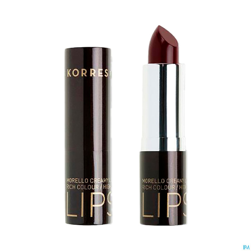 Korres km lipstick morello 59 burgundy red