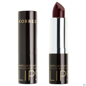 Korres km lipstick morello 59 burgundy red