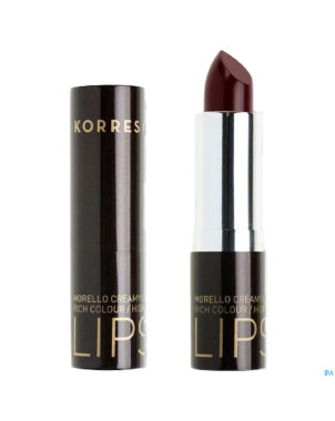 Korres km lipstick morello 59 burgundy red