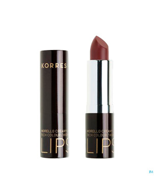 Korres km lipstick morello 34 mocha brown