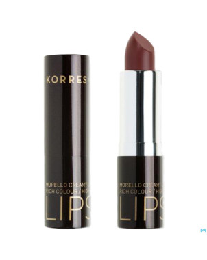 Korres km lipstick morello 34 mocha brown
