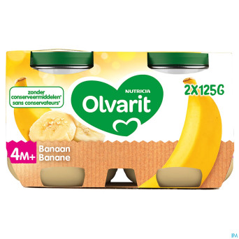Olvarit banane    2x125g 4m06