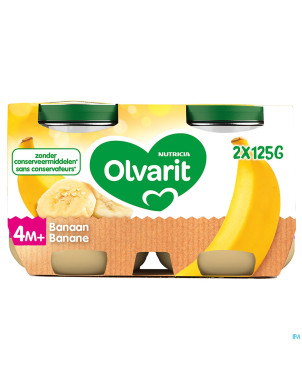 Olvarit banane    2x125g 4m06