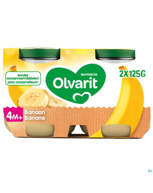 Olvarit banane    2x125g 4m06