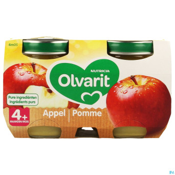 Olvarit pomme    2x125g 4m05