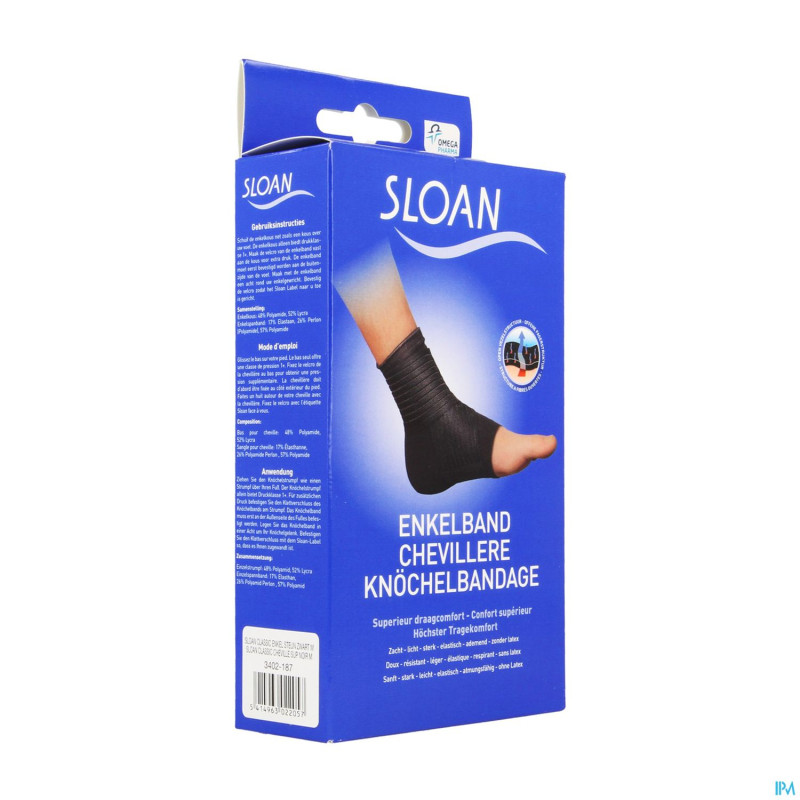 Sloan cheville sup noir m