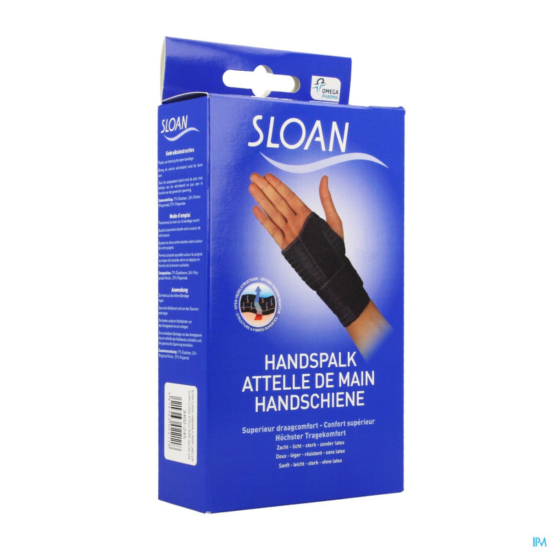 Sloan classic atelle noire gauche s/m