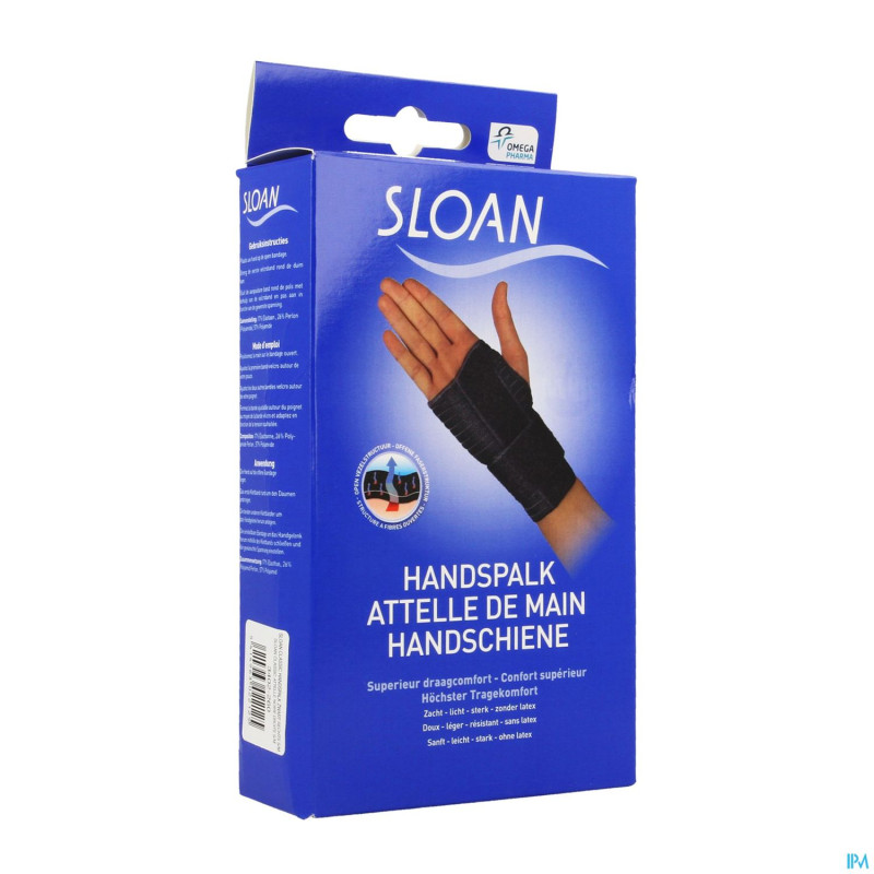 Sloan classic atelle noire droite s/m