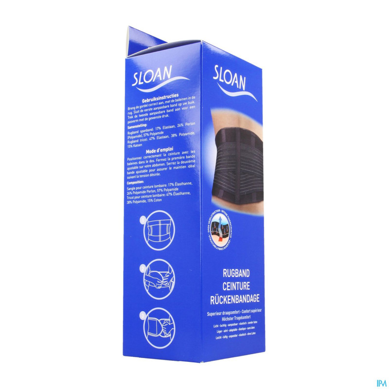 Sloan classic ceinture noire l