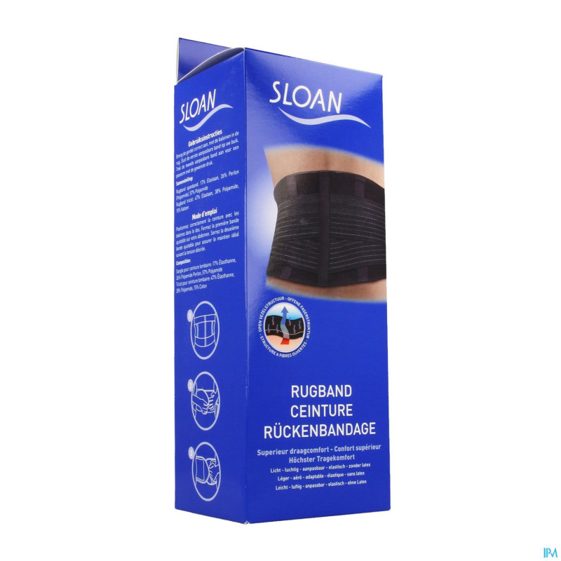 Sloan classic ceinture noire xl