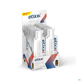 Etixx maracuja ginseng&g energy gel    12x50g