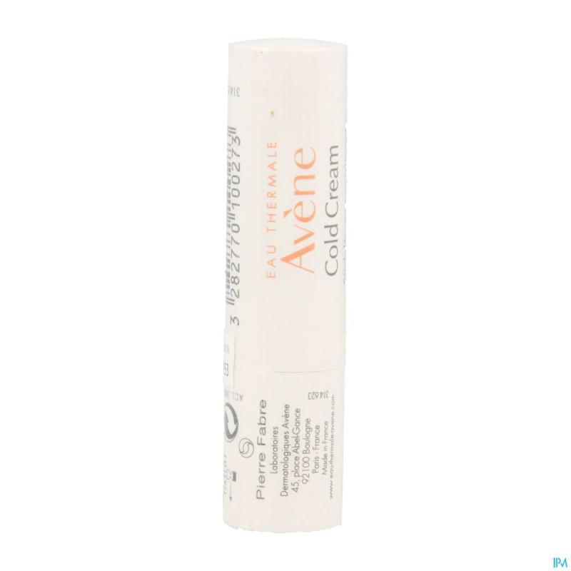 Avene cold cream stick levres nourissant    4g