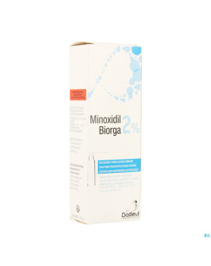 Minoxidil biorga 2% sol cutanee coffret  fl 1x60ml